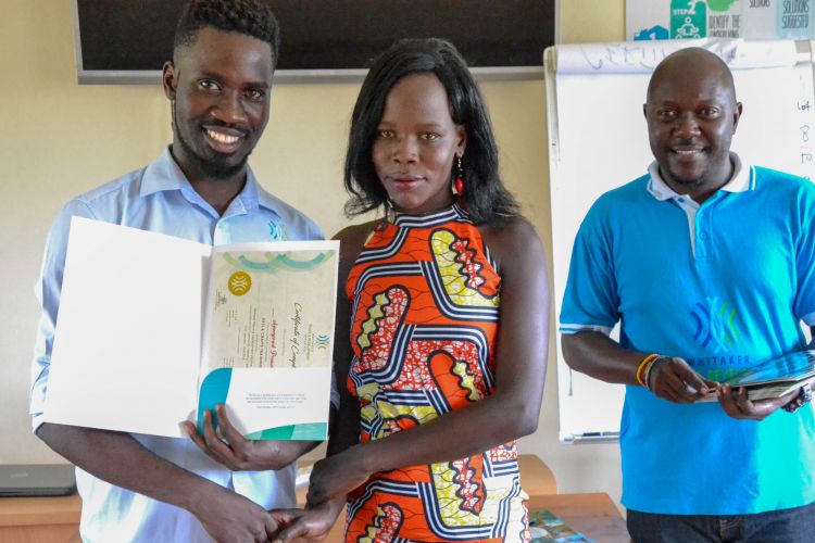 Youth receives certificate