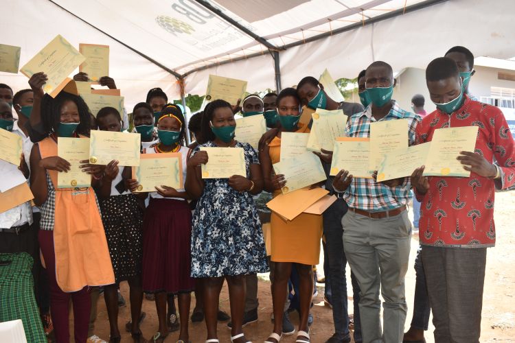 Vocational Course Trainees graduate in Karamoja, Uganda