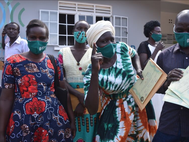 A few graduates in Karamoja from WPDI courses