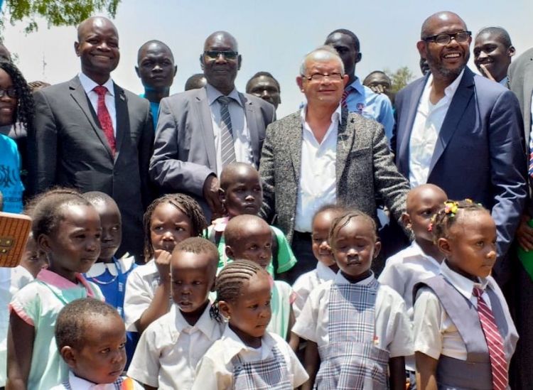 Forest Whitaker and Naguib Sawiris open the new playground