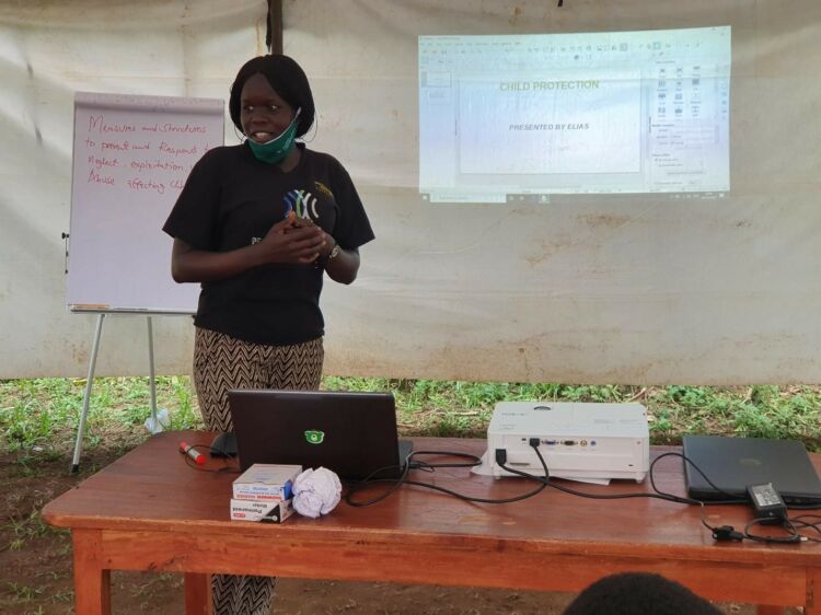A WPDI Youth Peacemaker in Uganda name Ajwok Mary Valentino