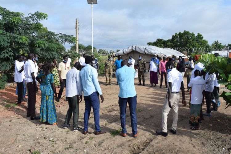 South Sudanese come together for a community dialogue and promote peace