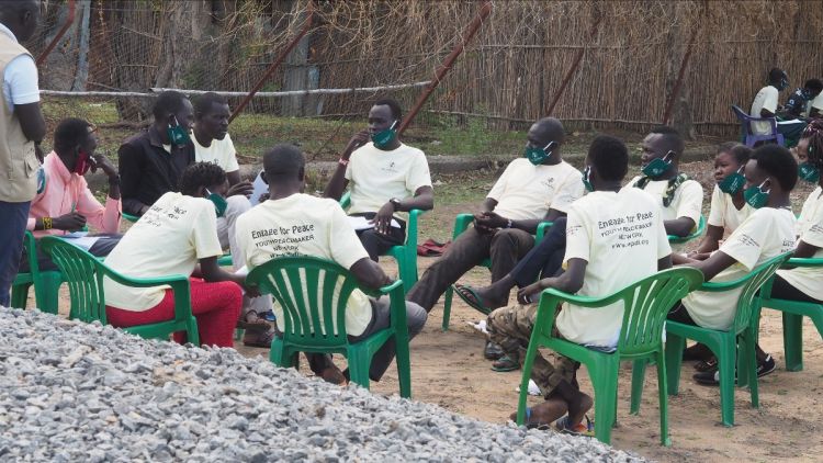 WPDI youth in South Sudan in training