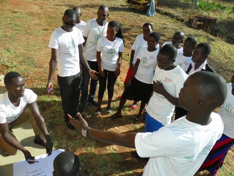 Group of youth at workshop