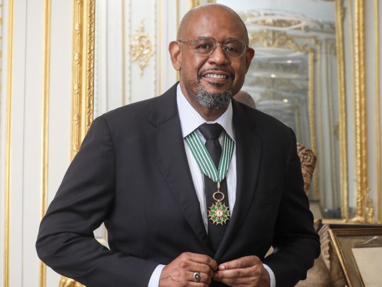 Forest Whitaker, awarded with the medal of Commander of Arts and Letters
