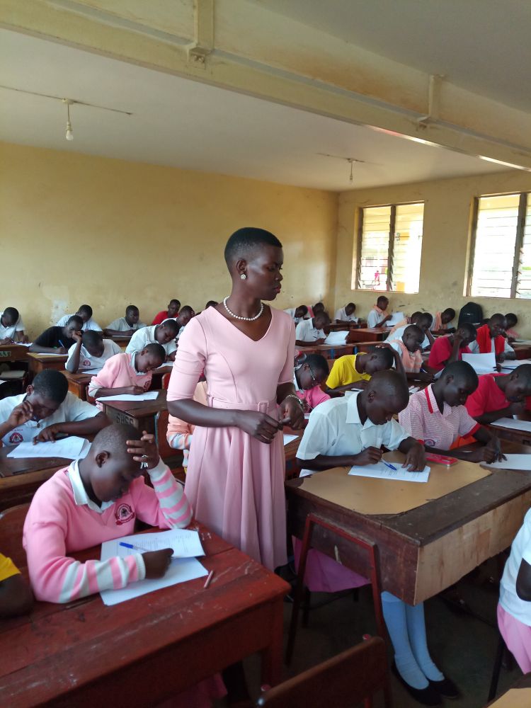 Conflict Resolution Education class in Acholi