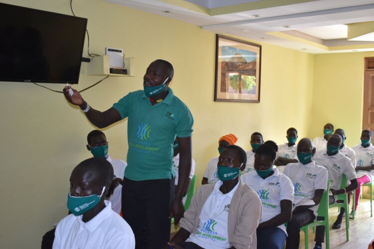 WPDI teaching youth in Karamoja