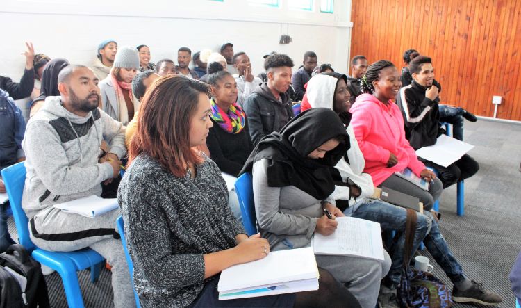 Youth in training in South Africa