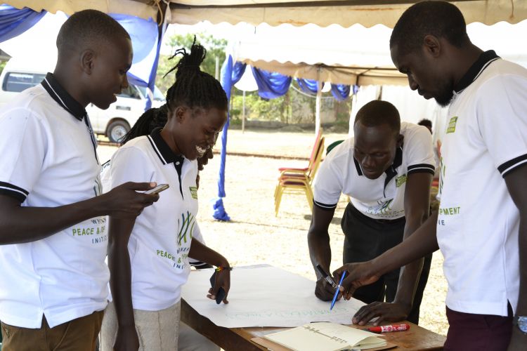 Youth making a business plan