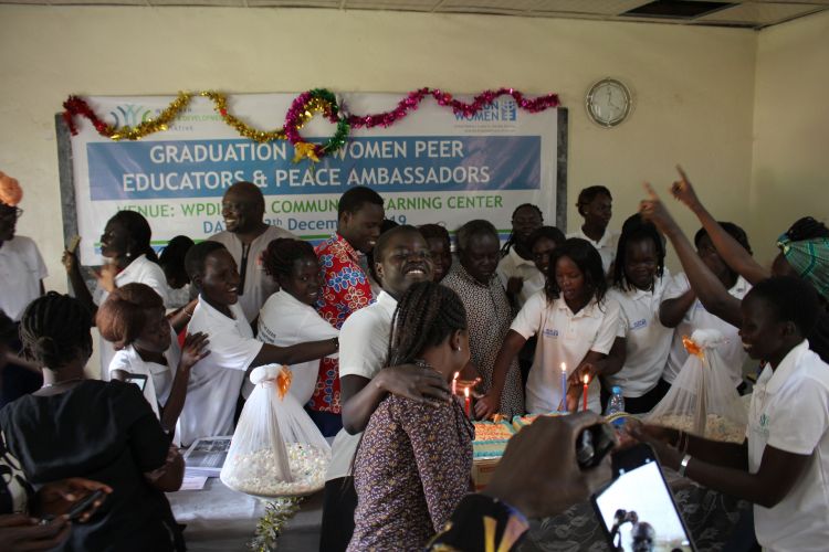 Women in South Sudan celebrate graduation from WPDI Training program