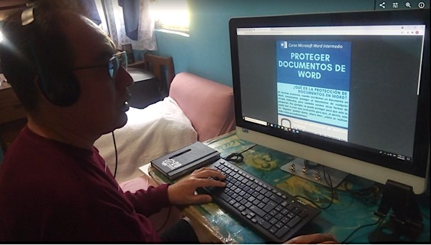 A Youth Peacmeaker from Tijuana, Mexico, graduating from ICT course provided by WPDI