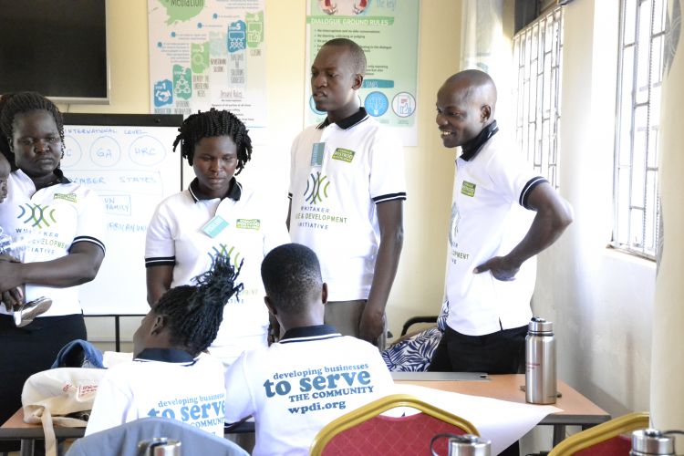 Youth present their business plan