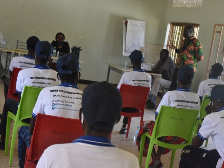 WPDI teach youth in Karamoja about Business and Peacebuilding