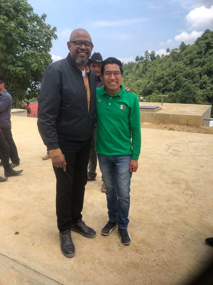 Forest Whitaker and Victor Santiz Garcia