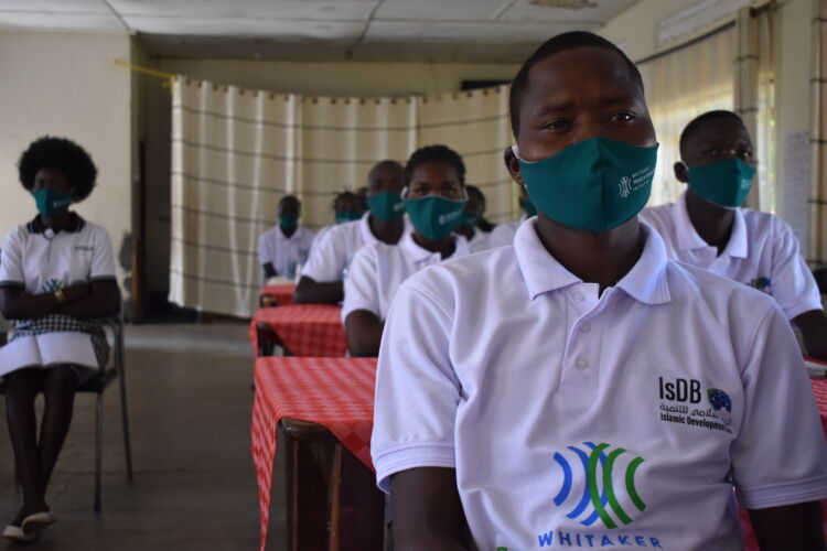 Youth in Karamoja being taught by WPDI