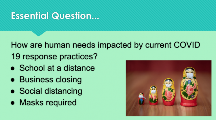 An essential question ask to students in the DHP Peer Mediation