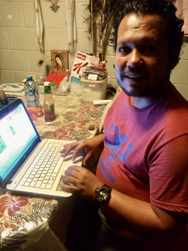 One of the first cohort of Youth Peacemakers from WPDI's online training