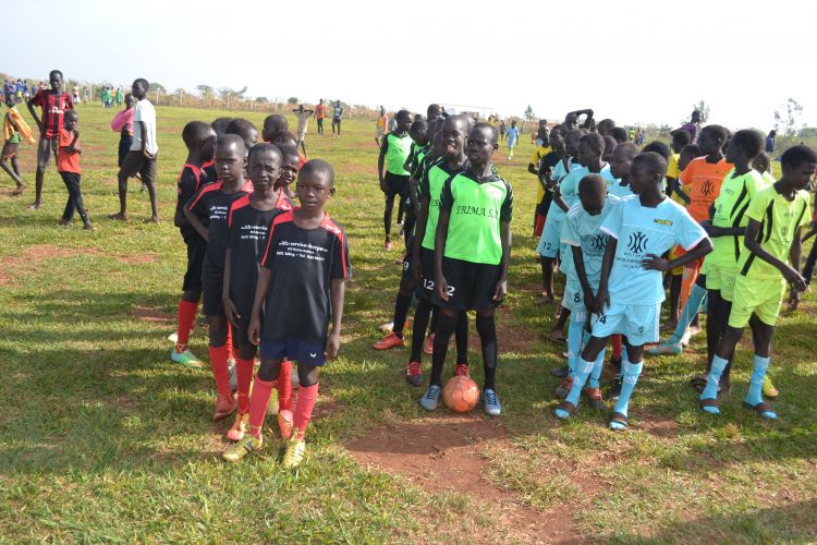 Teams of children line up for 3rd annual Whitaker Peace Cup