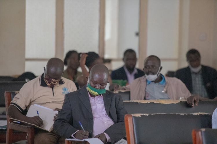 The community of Karamoja learn about WPDI's Youth Peacemaker Network